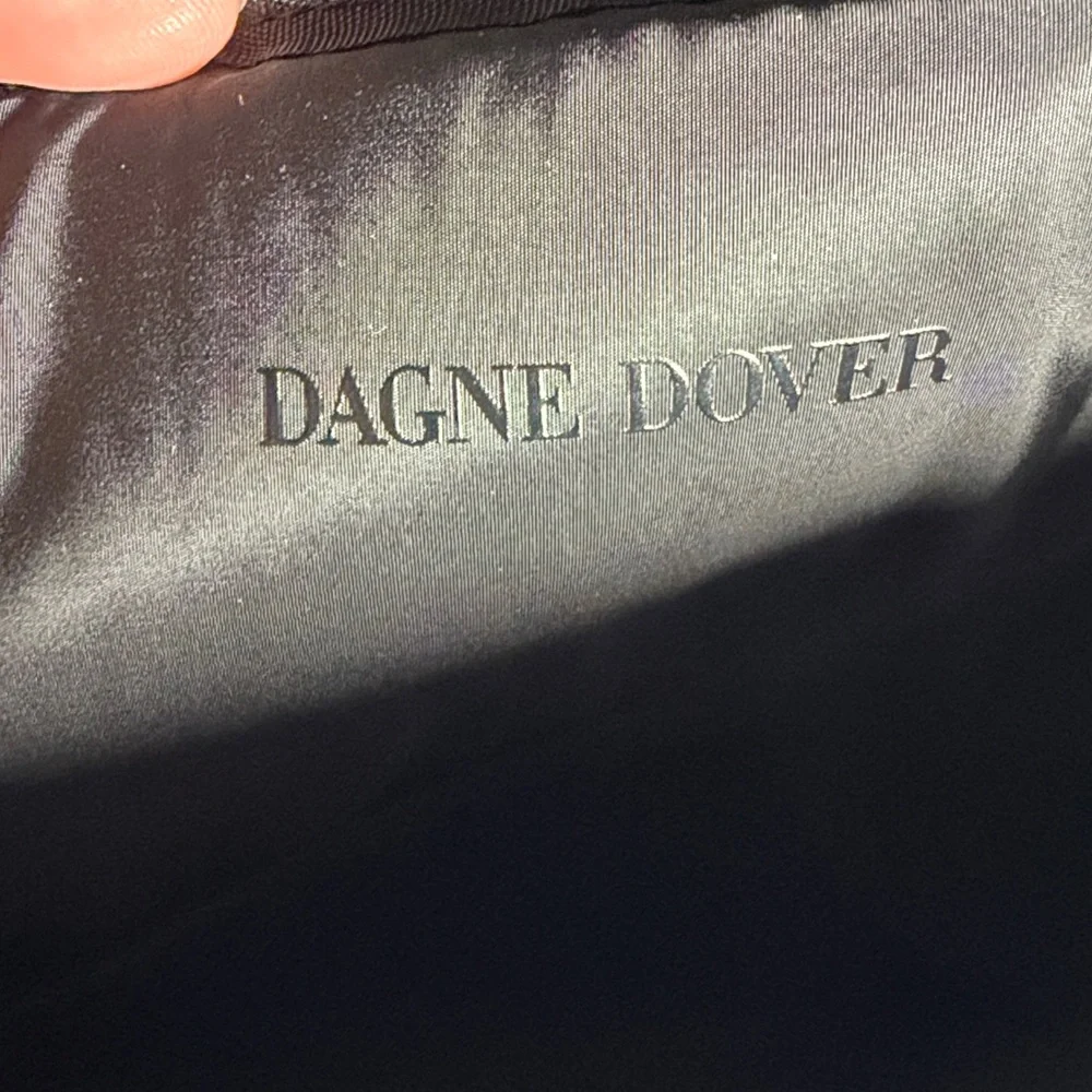 Dagne Dover Black Neoprene Computer Crossbody Sleeve Bag